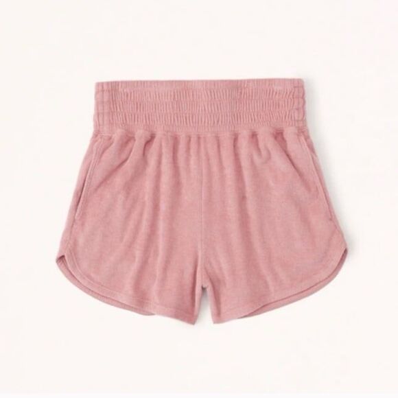 Abercrombie & Fitch Pink Terry Shorts Size XS - Picture 1 of 5